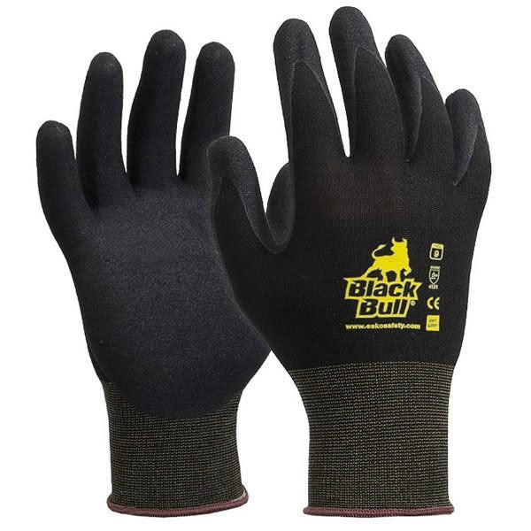 Black Bull Black Heavy Duty Nitrile Gloves